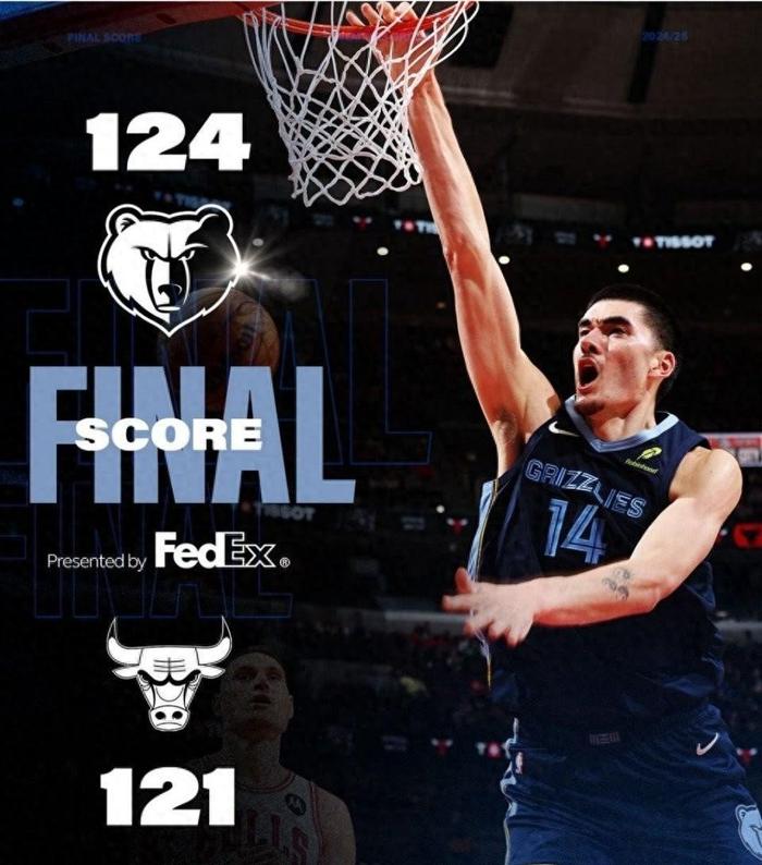 公牛大比分战胜灰熊，拉文独揽35分