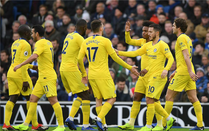 切尔西中锋射门准确,连进两球 切尔西中锋射门准确,连进两球